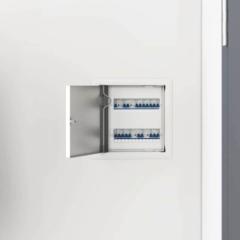 Hozzáférési panel 2 pcs fehér 23 x 23 x 3 cm acél
