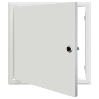 Hozzáférési panel fehér 33 x 33 x 3 cm acél