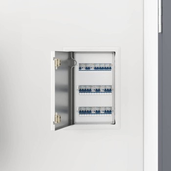 Hozzáférési panel fehér 33 x 23 x 3 cm acél