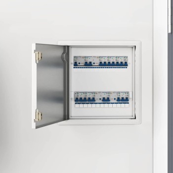 Hozzáférési panel fehér 33,5 x 33,5 x 3 cm acél