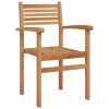 Szék 8 pcs barna 56 x 55 x 90.5 cm tömör teakfa
