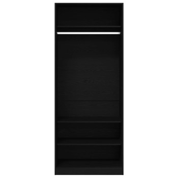 Ruhásszekrény polcokkal artisan tölgy 80 x 50 x 200 cm faanyag