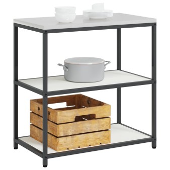 Konyhai tárolás hattem fehér 90 x 50 x 92 cm acél