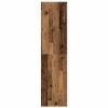 Ruhásszekrény polcokkal öreg fa 50 x 50 x 200 cm faanyag