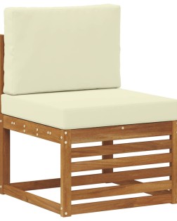Ülőgarnitúrák párnával 4 pcs tömör akácfa