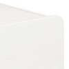 Éjjeli asztal fiókkal 2 pcs fehér 39 x 34 x 33 cm tömör fenyőfa
