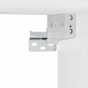 Éjjeli asztal fiókkal 2 pcs fehér 39 x 34 x 33 cm tömör fenyőfa