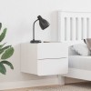 Éjjeli asztal fiókkal 2 pcs fehér 39 x 34 x 33 cm tömör fenyőfa