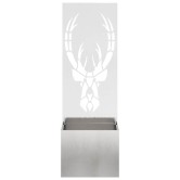 Kertvédő vászon állatnyomat ezüst 50 x 150 cm rozsdamentes acél
