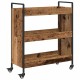 Konyhai kocsi régi fa 70 x 30 x 82 cm faanyag Konyhai kocsi régi fa 70 x 30 x 82 cm faanyag