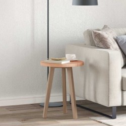 Asztallap egyéb világosbarna ø 40 x 2.5 cm masszív tölgyfa