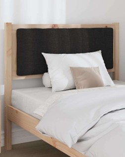 Kárpitozott fejtámla fejtámlával barna 90 cm tömör fenyőfa