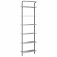 Könyvespolc szürke sonoma 60 x 24 x 203 cm faanyag Könyvespolc szürke sonoma 60 x 24 x 203 cm faanyag