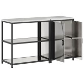 Konyhai tároló készlet hattem 2 pcs ezüst rozsdamentes acél