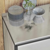 Konyhai tároló készlet hattem 2 pcs ezüst horganyzott acél