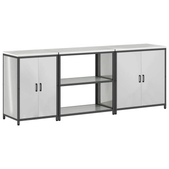Konyhai tároló készlet hattem 3 pcs ezüst horganyzott acél