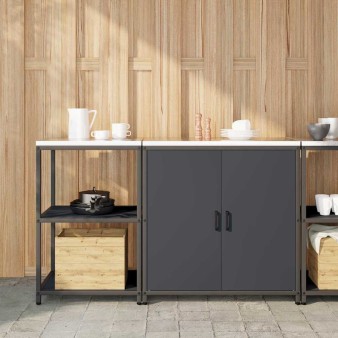 Konyhai tároló készlet hattem 2 pcs antracitszürke