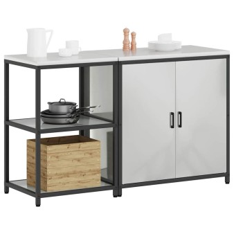 Konyhai tároló készlet hattem 2 pcs ezüst horganyzott acél