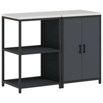 Konyhai tároló készlet hattem 2 pcs antracitszürke