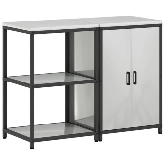 Konyhai tároló készlet hattem 2 pcs ezüst horganyzott acél