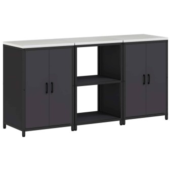 Konyhai tároló készlet hattem 3 pcs fekete