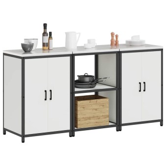 Konyhai tároló készlet hattem 3 pcs fehér