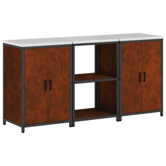 Konyhai tároló készlet hattem 3 pcs rozsdás acél