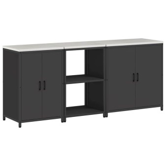 Konyhai tároló készlet hattem 3 pcs fekete