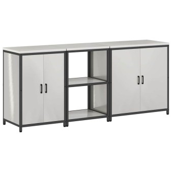 Konyhai tároló készlet hattem 3 pcs ezüst rozsdamentes acél