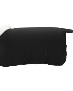 Ló takaró fekete 155 cm polár fleece