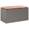 Kerti pad rozsdás 80 x 40 x 43 cm időjárásálló acél