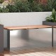 Kerti pad ezüst 100 x 40 x 43 cm horganyzott acél Kerti pad ezüst 100 x 40 x 43 cm horganyzott acél