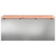 Kerti pad ezüst 100 x 40 x 43 cm horganyzott acél Kerti pad ezüst 100 x 40 x 43 cm horganyzott acél