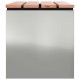 Kerti pad ezüst 100 x 40 x 43 cm horganyzott acél Kerti pad ezüst 100 x 40 x 43 cm horganyzott acél