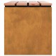 Kerti pad rozsdás 100 x 40 x 43 cm időjárásálló acél Kerti pad rozsdás 100 x 40 x 43 cm időjárásálló acél