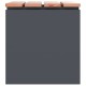 Kerti pad antracit 40 x 40 x 43 cm acél Kerti pad antracit 40 x 40 x 43 cm acél