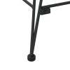Étkezőszék 2 pcs rattan és vas természetes 44,5 x 54,5 x 85 cm
