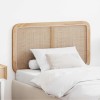 Fejtámla fejtámlával természetes 100 x 55 x 3 cm rattan