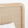 Fejtámla fejtámlával természetes 100 x 55 x 3 cm rattan