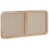 Fejtámla fejtámlával természetes 120 x 55 x 3 cm rattan