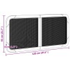Fejtámla fejtámlával természetes 120 x 55 x 3 cm rattan