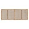 Fejtámla fejtámlával természetes 140 x 55 x 3 cm rattan