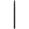 Fejtámla fejtámlával fekete 140 x 55 x 3 cm rattan