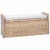 Tárolópad gendt természetes 110 x 40 x 50 cm rattan