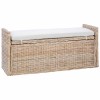 Tárolópad gendt természetes 110 x 40 x 50 cm rattan