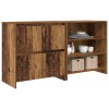 Széf 2 pcs öreg fa 70 x 41 x 75 cm faanyag