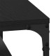 Dohányzóasztal musta tammi 80 x 50 x 40 cm faanyag Dohányzóasztal musta tammi 80 x 50 x 40 cm faanyag