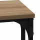 Fészkelt kávézó asztal 3 pcs kézműves tölgy 50.5 x 35 x 53 cm Fészkelt kávézó asztal 3 pcs kézműves tölgy 50.5 x 35 x 53 cm