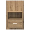 Éjjeliszekrény 2 db artisan tölgy 50 x 32.5 x 80cm szerelt fa