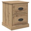Éjjeliszekrény 2 db artisan tölgy 39 x 39 x 47.5 cm szerelt fa